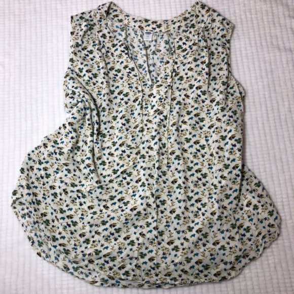 Old Navy Flowy Fit Floral Tank SZ XXL - Picture 1 of 8